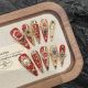 【2716】Live Up to Acacia Nail Kit Shiny Heart Patterns & DIY Romantic Accessories