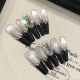 【2676】Starry River Bright Nail Kit Shiny Star Patterns & DIY Galaxy Accessories