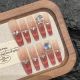 【2671】Pomegranate Ice Wine Nail Art Shiny Fruit Patterns & DIY Sweet Accessories