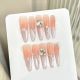 【665】Grapefruit Iced Tea Nail Kit Shiny Fruit Patterns & DIY Cool Accessories
