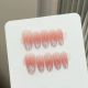 【511】French Blush Nail Art DIY Blush Patterns & Shiny Soft Accessories
