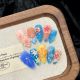 【672】Euro-American Carved Nail Art DIY Carved Decor & Shiny Bold Accessories