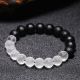 【XXX】Black and White Meteorite Single Circle Bracelet