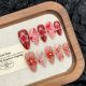 【413】Devil Flower Nail Art DIY Flower Patterns & Shiny Mysterious Accessories