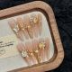 【1103】Waltz Nail Art DIY Dance Patterns & Shiny Elegant Accessories