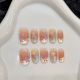 【1022】Oil Painting Love Poem Nail Art DIY Art Patterns & Shiny Vintage Accessories