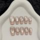 【584】Princess French Nail Art DIY French Tips & Shiny Elegant Accessories