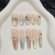 【418-444】Colorful Summer Nail Kit DIY Bright Patterns & Shiny Fresh Accessories