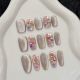 【1102-1104-1106】Blooming Love Words Nail Art DIY Flower Patterns & Shiny Sweet Accessories