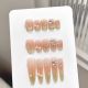 【730-746-748】Cream Guava Nail Kit DIY Guava Patterns & Shiny Sweet Accessories
