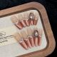 【718-728】Wanwan Wind Nail Art DIY Gentle Patterns & Shiny Soft Accessories