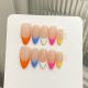 【1301】Rainbow Bobo Nail Kit Shiny Rainbow Patterns & DIY Bubble Accessories