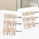 【2-8-12-17-18-26】Spring Flowers Evening Pick Nail Art DIY Floral Stickers & Shiny Bloom Decor