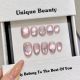 【435-437】Crystal Butterfly Nail Kit Shiny Butterfly Decor & DIY Gemstone Accessories