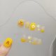 1523 Yellow Duck handmade removable nail patch for wearing nail art