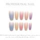 F142 Handmade removable nail patch for wearing nail art