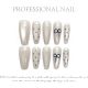 F143 Handmade removable nail patch for wearing nail art