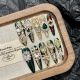 A4 Luxury chalcedony handmade removable nail patch for wearing nail art