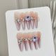 419 Gauze Li mist handmade removable nail patch for wearing nail art