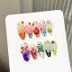 666 Summer Island Elves handmade removable nail patches for wearing nail art