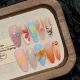 2670 Handmade removable nail patches for wearing nail art with island resort style