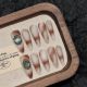 2598 Amber Maillard handmade removable nail patch for wearing nail art