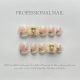 640 Water ice Moon handmade removable nail patch for wearing nail art