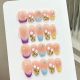 175 197 205 224 Macaron Tulip handmade removable nail patch for wearing nail art