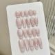 347 348 353 356 Gentle Diamond mesh handmade removable nail patch for wearing nail art