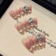 2709 2711 2715Smile cat Eye handmade removable nail patch for wearing nail art