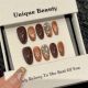 2797 Maillard handmade removable nail patches for wearing nail art