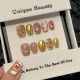 2650 Gold Snake Nafu handmade removable nail patch for wearing nail art