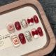 2770 2772 New Year fortune handmade wear nail removable nail patch