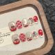 2710 Shanghai Pie Sweetheart handmade removable nail patch for wearing nail art