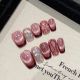 2738 2740 Pure Desire Raspberry handmade wearable nail removable nail patch