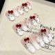 2754 2758 2760 Velvet KT Cat handmade removable nail patch for wearing nail art