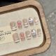 2759 Milkshake cake Handmade wear nail removable nail patch