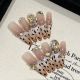 2656 Kitten hand made removable nail patch for wearing nail art