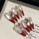 2749 New Year Armor handmade removable nail patch for wearing nail art