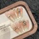 2652 Delight in hand made removable nail patches for wearing nail art throughout the year
