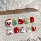 C114 Children's nail handmade removable nail patch for wearing nail art