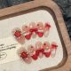 2403 Christmas Butterfly handmade removable nail patch for wearing nail art