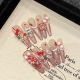 2665 Handmade removable nail patches for Christmas gifts