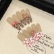 2634 AB Leopard print handmade removable nail patch for wearing nail art