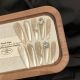 2614 Champagne Sway handmade removable nail patch for wearing nail art
