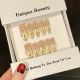 2553 Golden Dawn handmade removable nail patch for wearing nail art