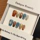 2616 Comet Leap handmade removable nail patches for wearing nail art