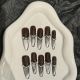 2651 Diamond Star handmade removable nail patch for wearing nail art