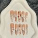 2578 Twilight Beach handmade wearable nail removable nail patches