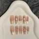 2559 Summer night fireworks handmade wearable nail removable nail patch